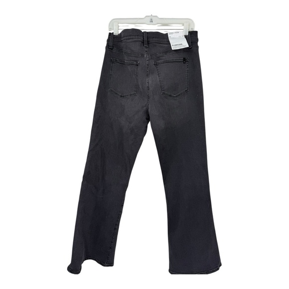 JOE’S JEANS THE MOLLY PETITE HIGH RISE FLARE IN BLACK NWT - Picture 2 of 10